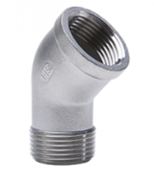 Winkel 45°, Typ 121, Größe 1 1/4"